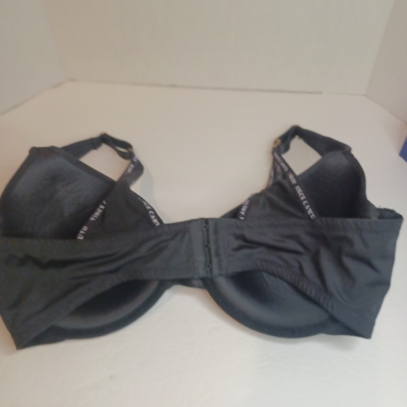 Vince Camuto Underwire T-Shirt Bra Sz 42C Black Comfort Adjustable RN# 71222 - Picture 2 of 7